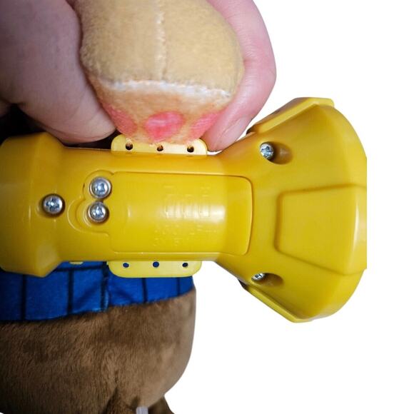 Paw Patrol Chase Traffic Cop Lights & Sounds Flashlight Toy Plush Snuggle Up - Picture 7 of 8